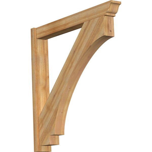 Ekena Millwork Imperial Traditional Rough Sawn Outlooker, Western Red Cedar, 6"W x 44"D x 44"H OUT06X44X44IMP01RWR - main
